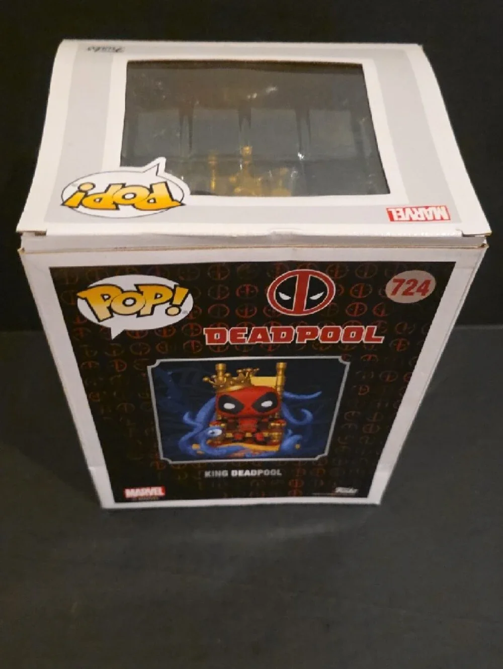 Funko King Deadpool Deluxe Figure - Red, Gold, Blue - Picture 6 of 8